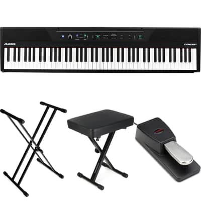 Alesis Concert 88-key Digital Piano Essentials Bundle