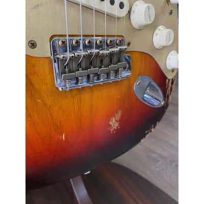 Fender Custom Shop Limited Edition 59 Stratocaster Heavy Relic Chocolate 3-Color Sunburst image 5