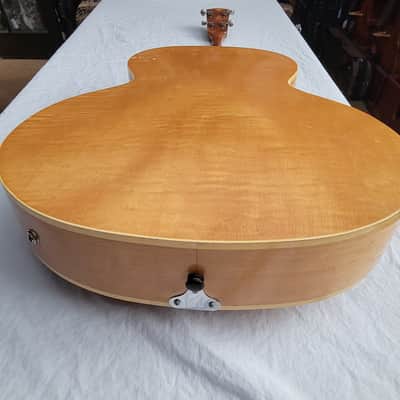 Vega Electrovox Blonde Archtop Tenor Guitar, Model TR1. circa 1930's - 1940's, serial #5208 image 13