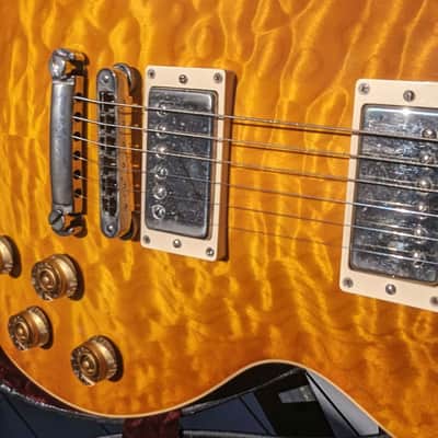 2002 Gibson Custom Shop Les Paul Elegant - AAAA - Amber Quilt Top - 7lbs - 12oz image 15