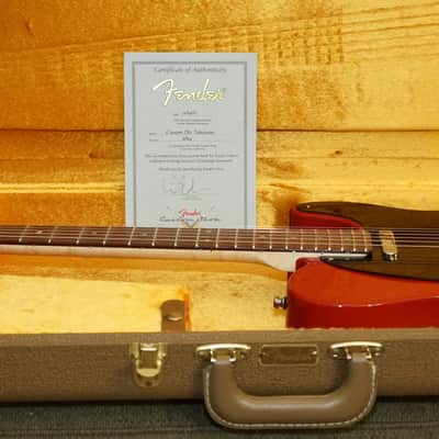 2011 Fender Custom Shop Telecaster Deluxe Limited Run w/COA Greasebucket Tone Circuit Dakota Red w/Case image 3