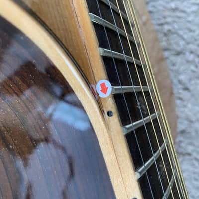 Imma 40 Inch Folk Acoustic Guitar, Dragonfly Soundhole image 16