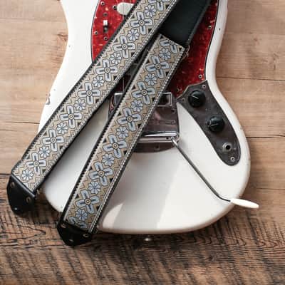 Vintage Gold 60s/70s Hippie Guitar Strap / Handmade in the UK / Case Candy image 3