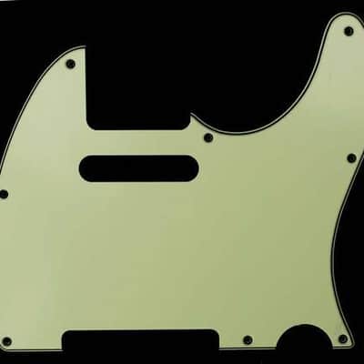 Telecaster 8 holes 3 ply Mint Green Pickguard PG0562-024 image 1