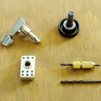 G-Tech Guitar Works Tuner Drilling Jig - Single/Two Pin - Fender Schaller Squier - Locking image 2