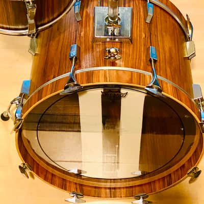 Sonor Phonic silver badge Rosewood Inside Out Drum Set 20" 12" & 14" image 5