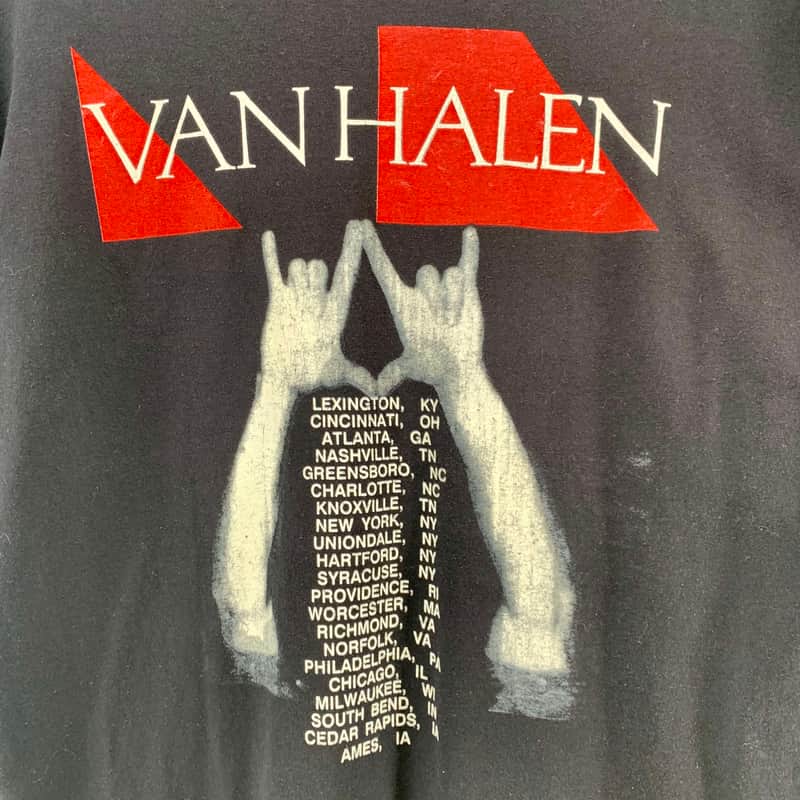 Vintage 1988 Van Halen OU812 Tour Shirt ☆ XL By HUGGER