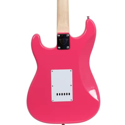 Fazley Startist Basic ST118 Candy Pink pack débutant guitare électrique rose avec ampli image 5