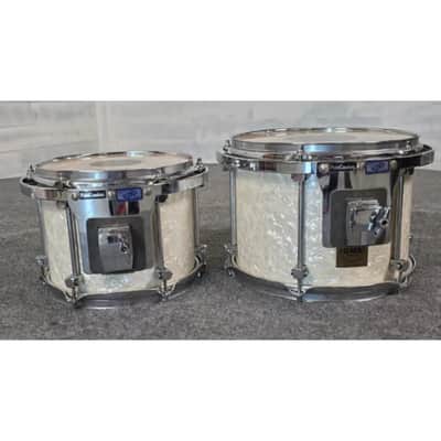 Used GMS 5pc Drum Set White Marine Pearl - Fair image 9