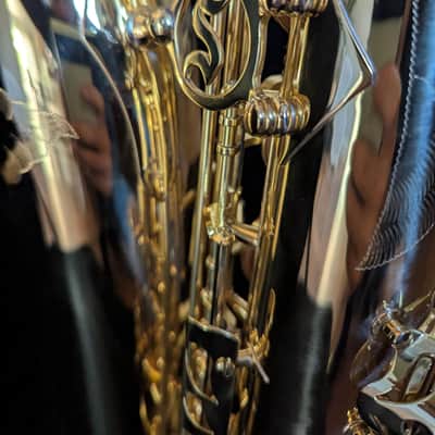 Selmer STS280R La Voix II Step-Up Model Tenor Saxophone 2010s - Clear-Lacquered Brass image 7