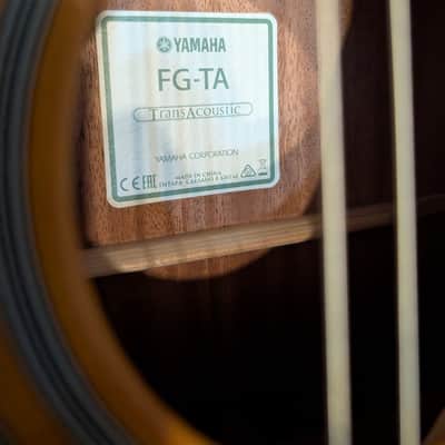Yamaha FG-TA Dreadnought Acoustic Guitar With Built-in Effects image 2