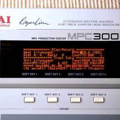 AKAI MPC 3000 LED Display Amber/Black