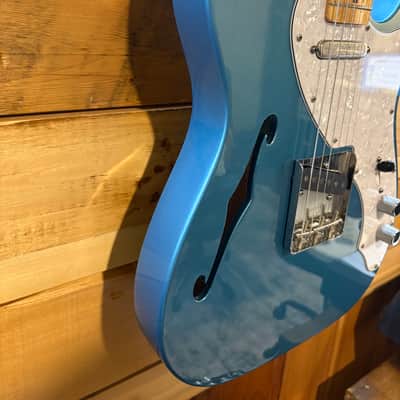 Fender Mexican Thinline Telecaster 2002 - Lake Placid Blue image 8