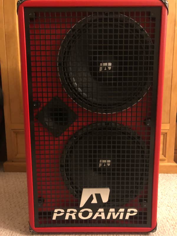 PRO AMP N212 PROAMP Cabinet 2018 Red/white image 1
