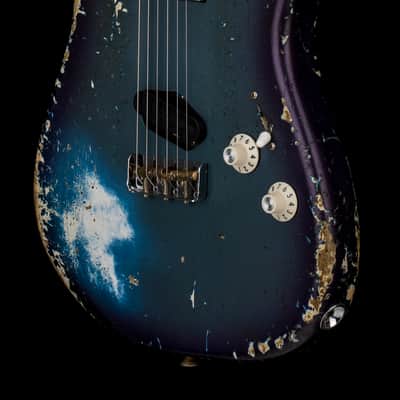 Fender Custom Shop 1966 Stratocaster SH Heavy Relic - Aged Competition Burgundy #87625 image 7