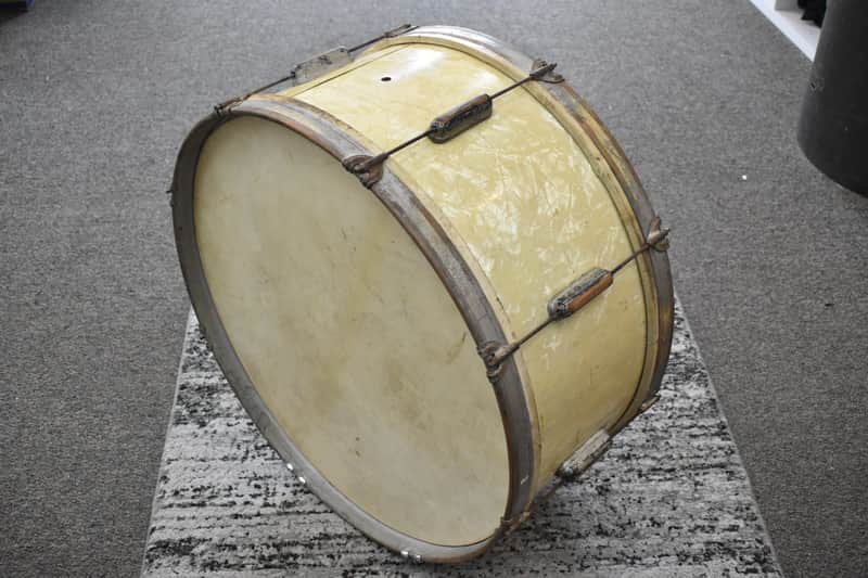 WWII Era Gretsch Defender 11" x 26" Bass Drum image 1