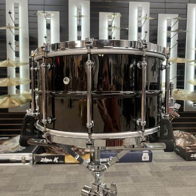 PEARL PHB1480 14"X8" PHILHARMONIC BRASS CONCERT SNARE DRUM - FLOOR MODEL image 4