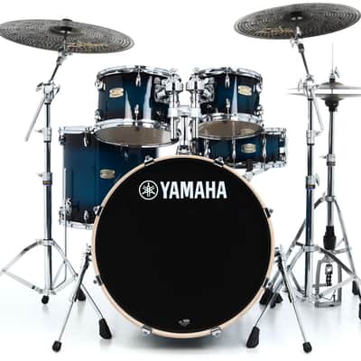 Yamaha SBP2F50 Stage Custom Birch 5-piece Shell Pack - Deep Blue Sunburst