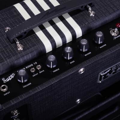 Supro Delta King 10 1 x 10-inch 5-watt Tube Combo Amp - Black and Cream image 7