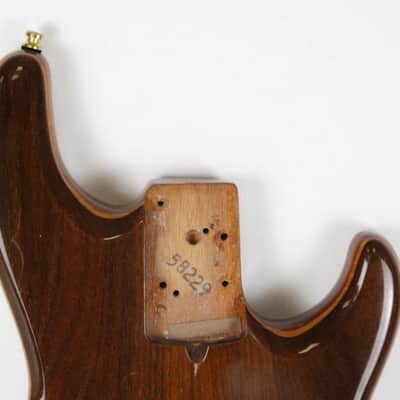 RARE 2001 Fender American Deluxe Zone Bass Walnut Exotic Wood BODY USA Premium Bass image 2