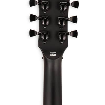 ESP LTD EC-1000 FR Electric Guitar. Black Satin EMG image 7