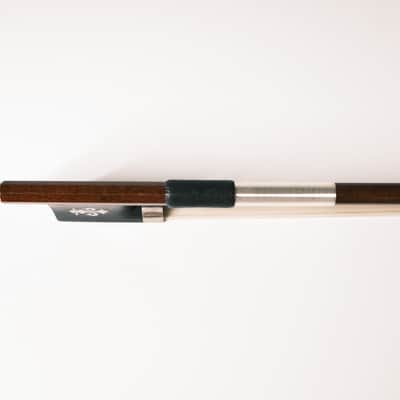 4/4 Size Violin Bow. Brazilwood Stick. Natural Mongolian Horsehair image 9