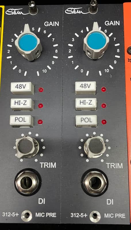 2x Stam Audio SA-312 500-Series Mic Preamps image 1