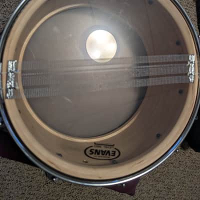 Nobel & Cooley 7x14 Solid Shell Snare Drum 2000's - Birch and Brass lugs image 5