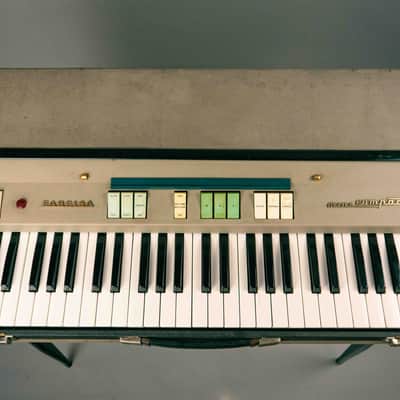 Farfisa Mini Compact 37-Key Organ 1964 - 1968 - Gray with White-Black Keys image 2