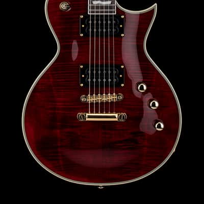 LTD EC-1000T CTM - See Thru Black Cherry #50598 (Factory Demonstration Model) image 1