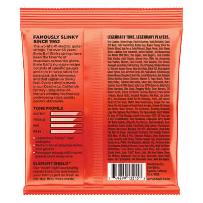 Ernie Ball PACK OF 3 #3215 STHB Slinky Nickel Electric Guitar Strings, 010-052 image 2