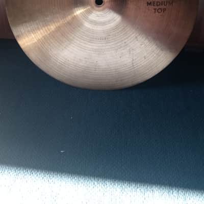 Vintage Paiste 505 13" Medium Hi-Hat Cymbals (1980, Black Label, Made in Germany) image 2