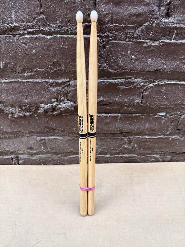 Pro-Mark Millennium II American Hickory 2B Drumsticks Pair – Very Good Condition image 1