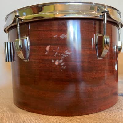 Ludwig Concert Toms 8/10/12 Mahogany Cortex image 15