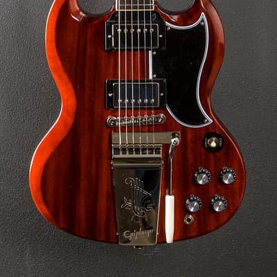 Epiphone "Inspired by Gibson Custom" 1964 SG Standard Reissue w/Maestro Vibrola - Cherry Red image 2