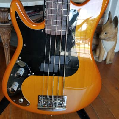 Regenerate Guitar Works Left Handed 5 String Bass. Boutique Builder from Oregon, USA. image 3