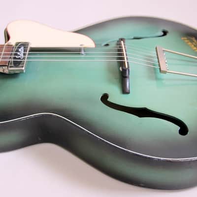 1960's Egmond Lucky 7 Greenburst - Recovered and upgraded image 8