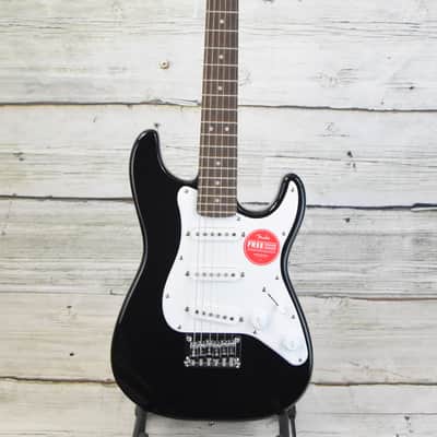 Squier Mini Stratocaster Electric Guitar - Black image 2
