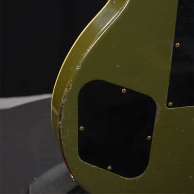 Gibson Custom Les Paul Axcess Custom Floyd Rose - Murphy Lab Heavy Aged Olive Drab image 13