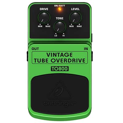 Behringer Vintage Tube Overdrive TO800 Effects Pedal image 1