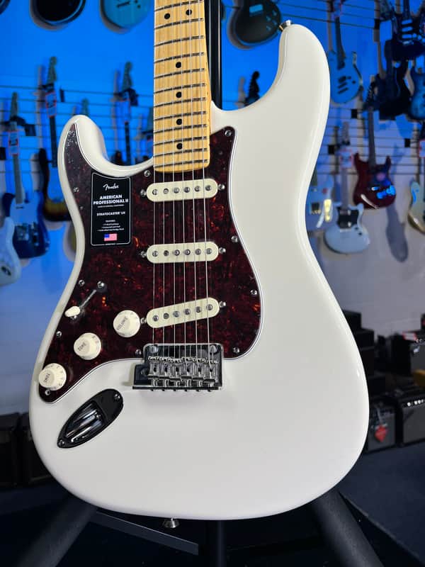 Fender American Professional II Stratocaster Left-handed - Olympic White with Maple Fingerboard! Get Plek'd Free! 602 image 1