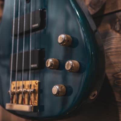 Yamaha RBX760A Active 4-String Bass, Transparent Green image 5
