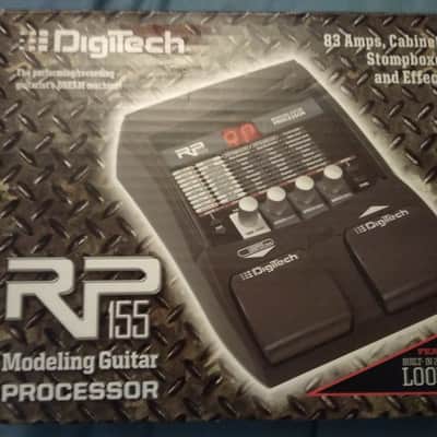 DigiTech RP155 Modelling guitar processor amps cabinets stompbox and effects looper pedals UK plug image 1