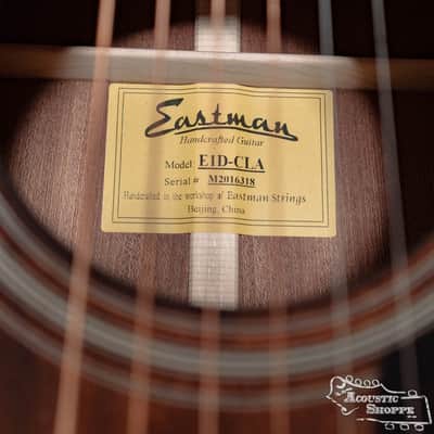 Eastman E1D-CLA Classic Finish Dreadnaught Acoustic Guitar #6318 image 8