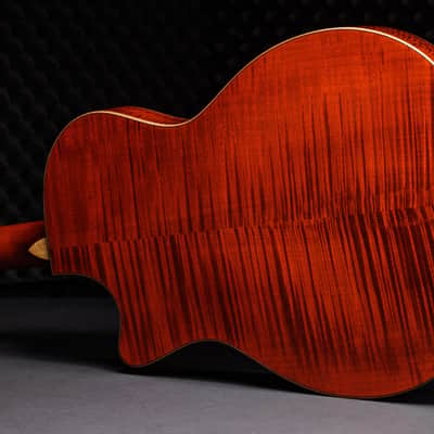 Taylor Custom #41: Grand Auditorium, Western Red Cedar/Figured Big Leaf Maple image 5
