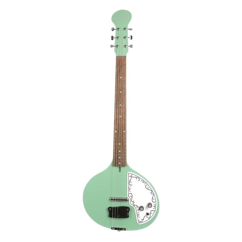 Danelectro Baby Sitar Electric Guitar-Aqua *USA Small Business* image 1