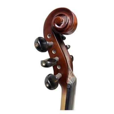 SONG 6 string brown 4/4 electric violin,Full size Acoustic 6 string brown 4/4 electric violin + full size Acoustic Violin, Good sound image 9