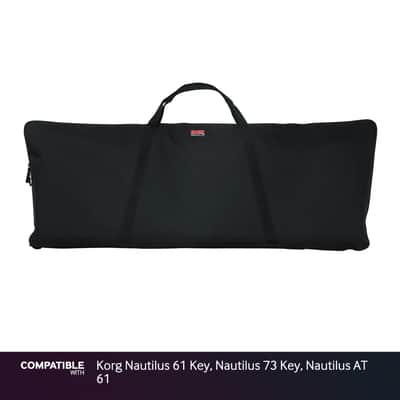 Gator Economy Keyboard Gig Bag for Korg Nautilus 61 Key, Nautilus 73 Key, Nautil image 1