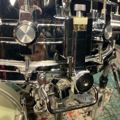 CB-700 - 5x14" Snare Drum 10-Lug Parallel Throw Off Chrome 1980's image 14