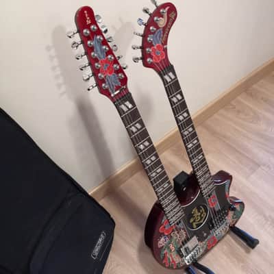 2005 Fernandes ZO-3 TWO HEAVEN Double Neck MIJ Rare Jimmy Page image 3